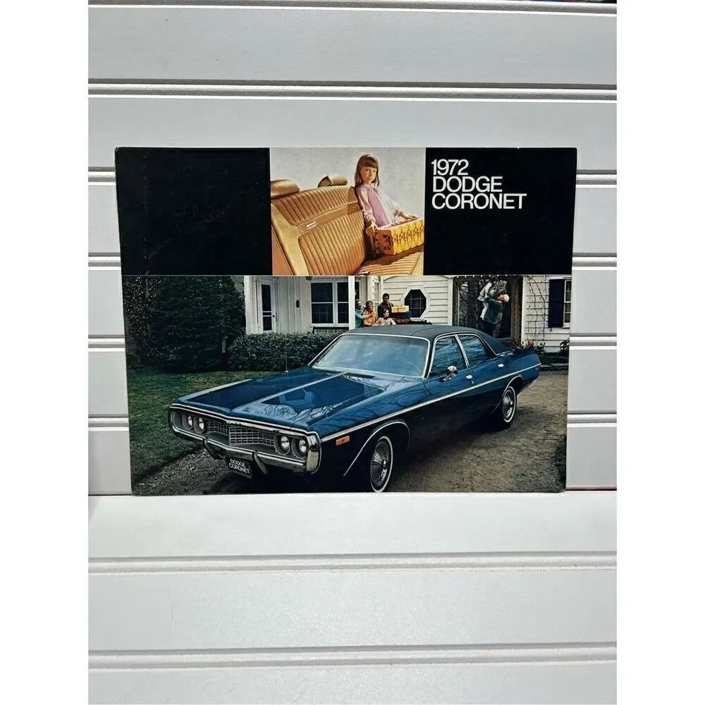 1972 Dodge Coronet Original Factory Dealership Brochure